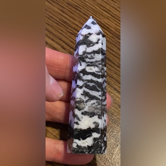 2 small Zebra Jasper Towers - Picture 4 of 14